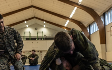 U.S. Marines Teach Marine Corps Martial Arts Program Day 2