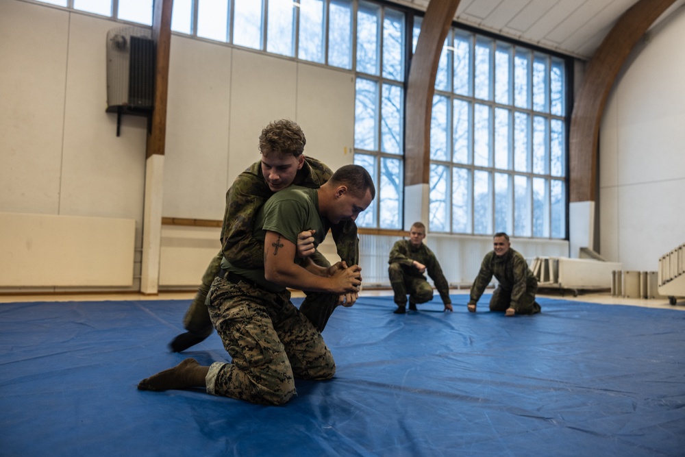 U.S. Marines Teach Marine Corps Martial Arts Program Day 2