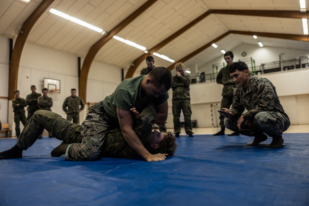 U.S. Marines Teach Marine Corps Martial Arts Program Day 2