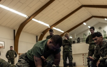 U.S. Marines Teach Marine Corps Martial Arts Program Day 2