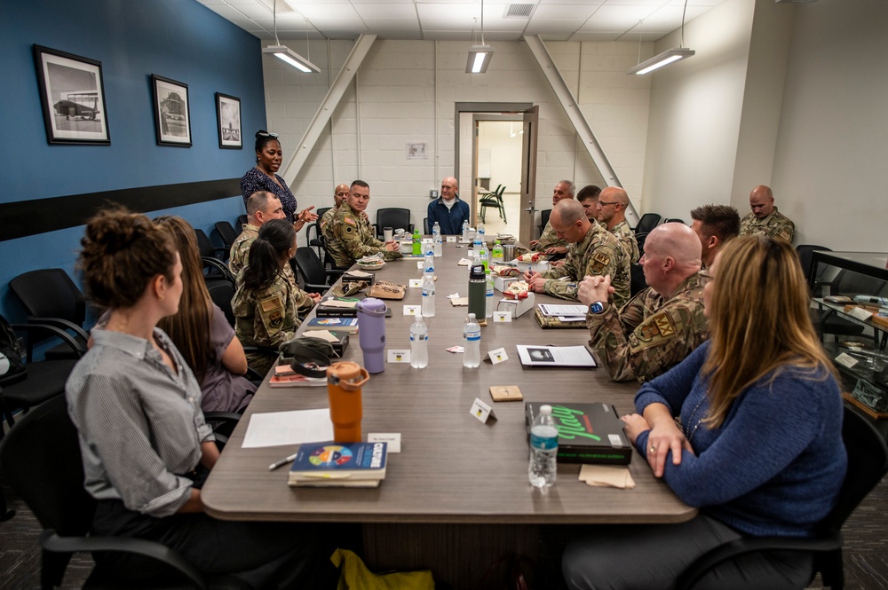 Author visits Rickenbacker Air National Guard Base