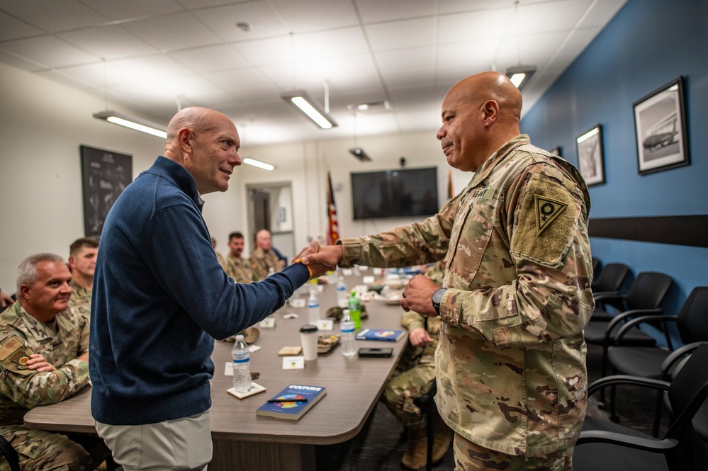 Author visits Rickenbacker Air National Guard Base