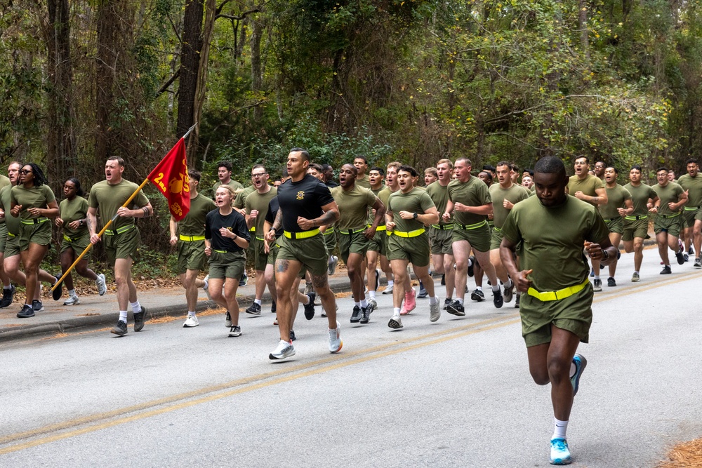 2nd Marine Logistics Group 249th Marine Corps Birthday Run