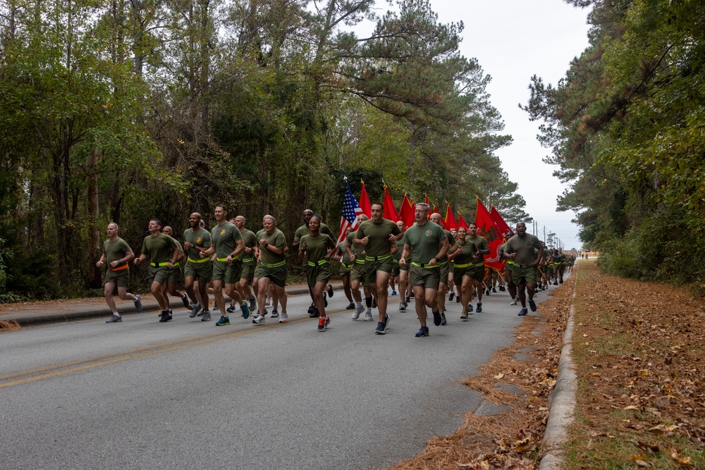 2nd Marine Logistics Group 249th Marine Corps Birthday Run