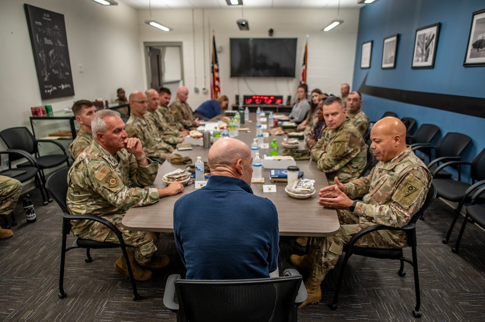 Author visits Rickenbacker Air National Guard Base