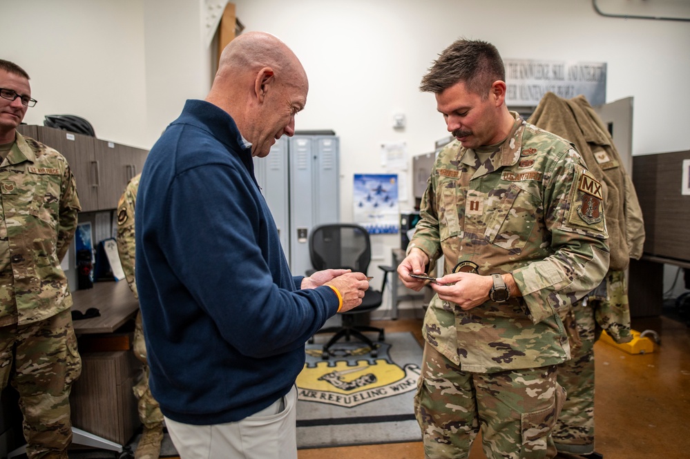 Author visits Rickenbacker Air National Guard Base