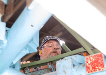 The first C-130J-30 Super Hercules aircraft being built for the U.S. Navy’s E-130J program