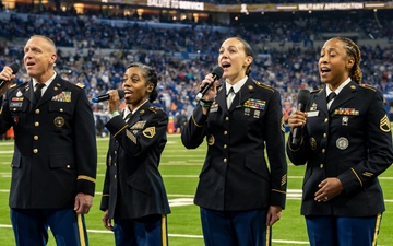 Service members from all branches support Indianapolis Colts Salute to Service game