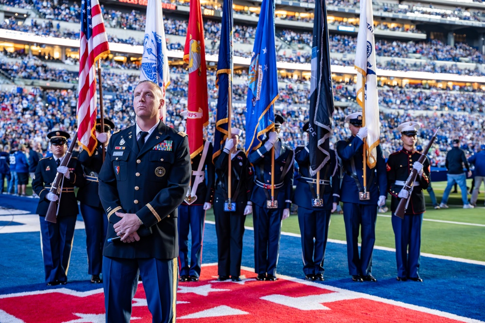 Service members from all branches support Indianapolis Colts Salute to Service game