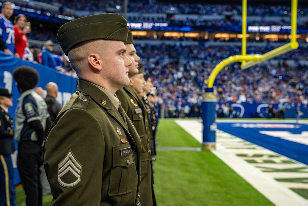 Service members from all branches support Indianapolis Colts Salute to Service game