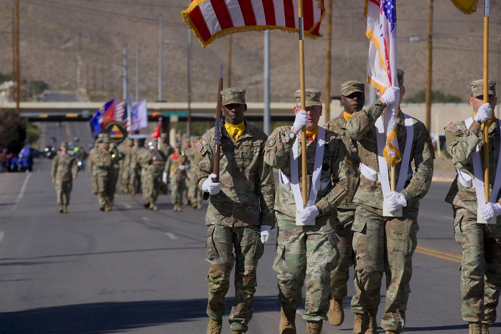 Bliss Soldiers, families thank veterans during northeast El Paso parade, regional observances