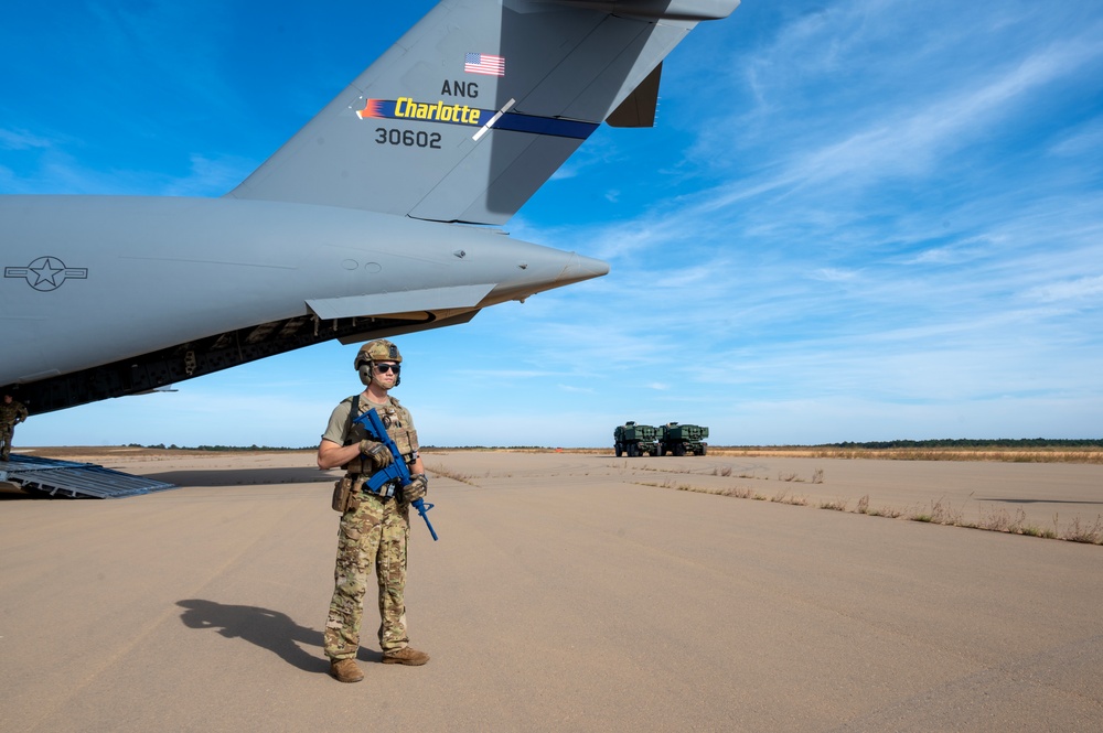 145 AW loads HIMARS in Epic Sun Combat Readiness Inspection