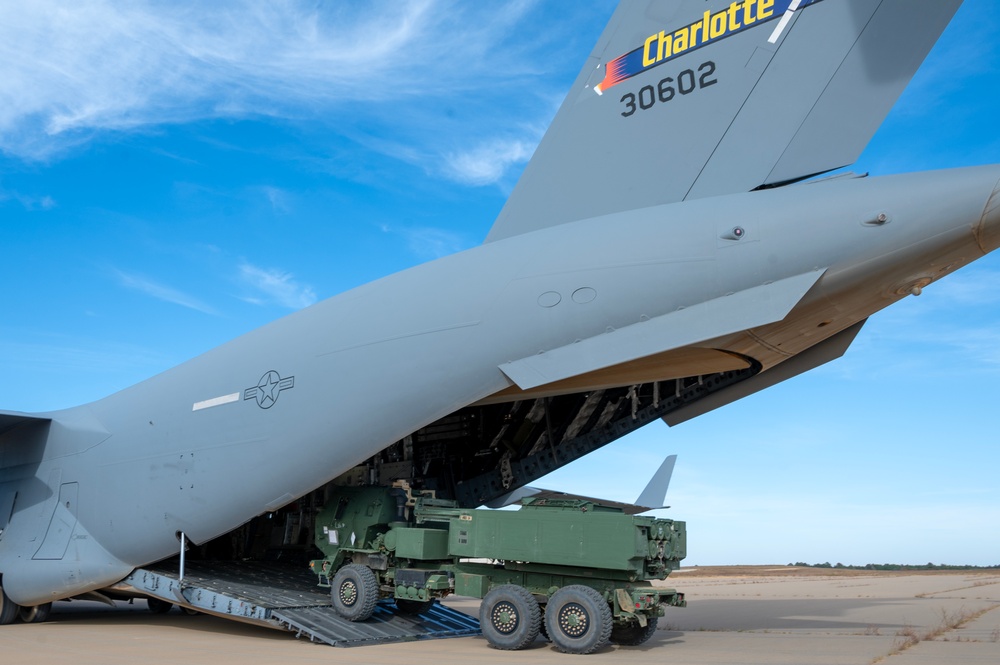 145 AW loads HIMARS in Epic Sun Combat Readiness Inspection