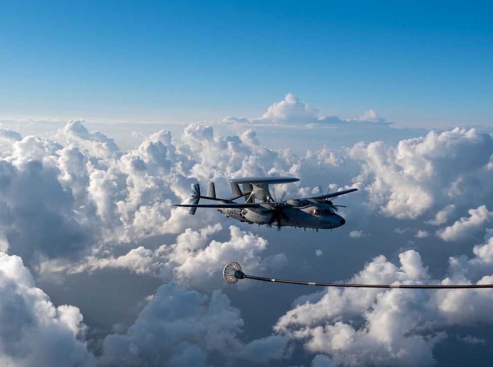 Fixed-wing air-to-air refueling training mission