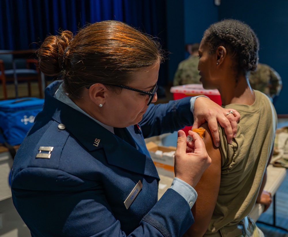 920th ASTS Keeps Airmen Ready with Annual Flu Shots