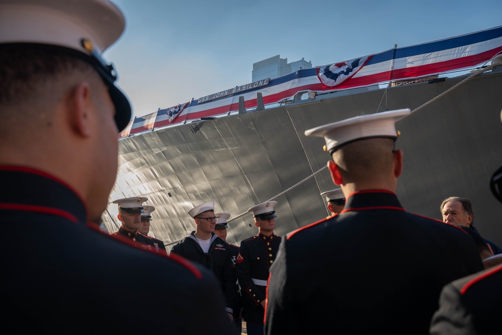 Commissioning Ceremony of USS John Basilone DDG 122