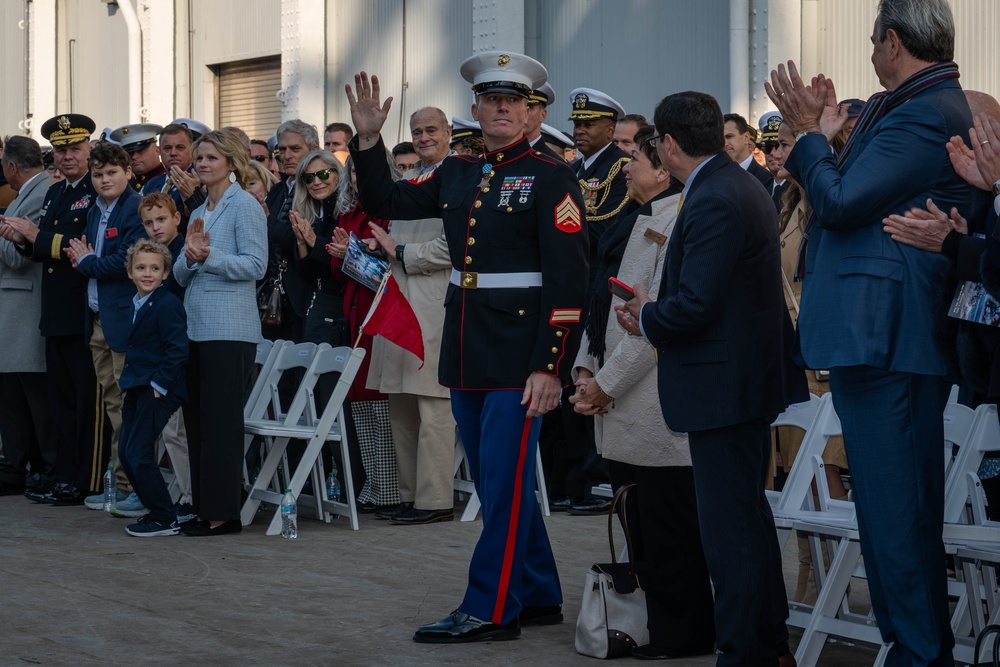 Commissioning Ceremony of USS John Basilone DDG 122