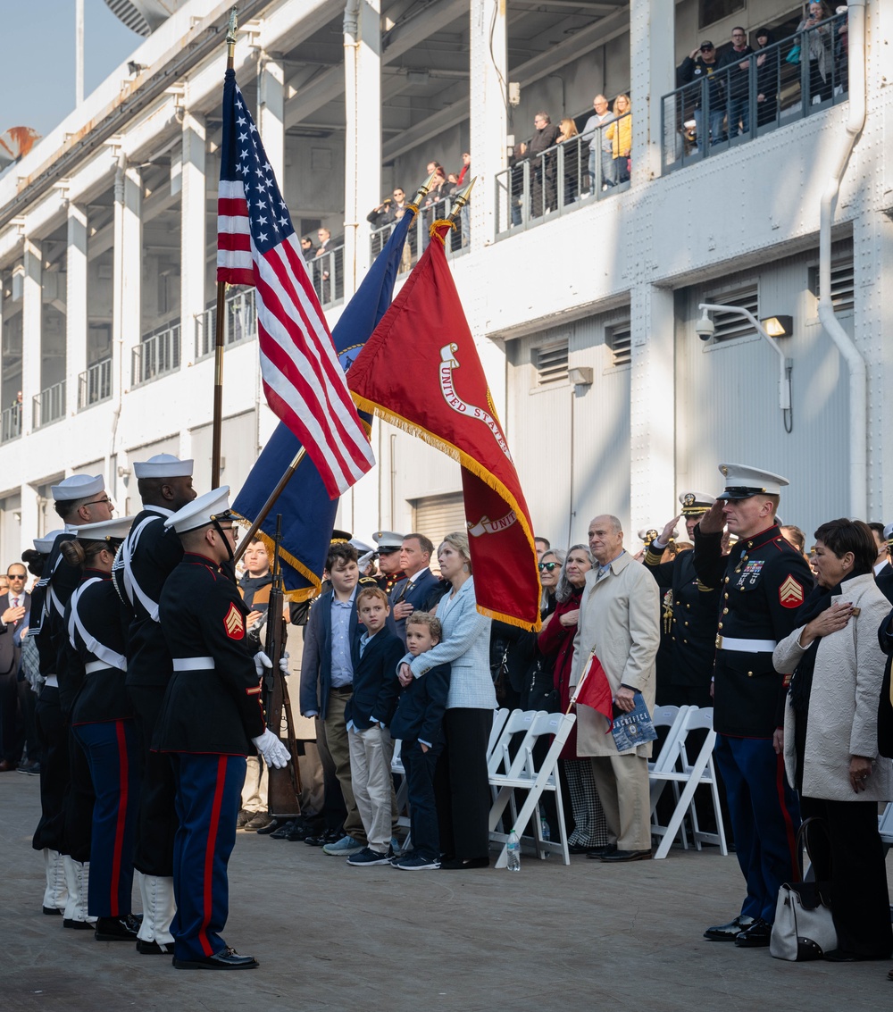 Commissioning Ceremony of USS John Basilone DDG 122