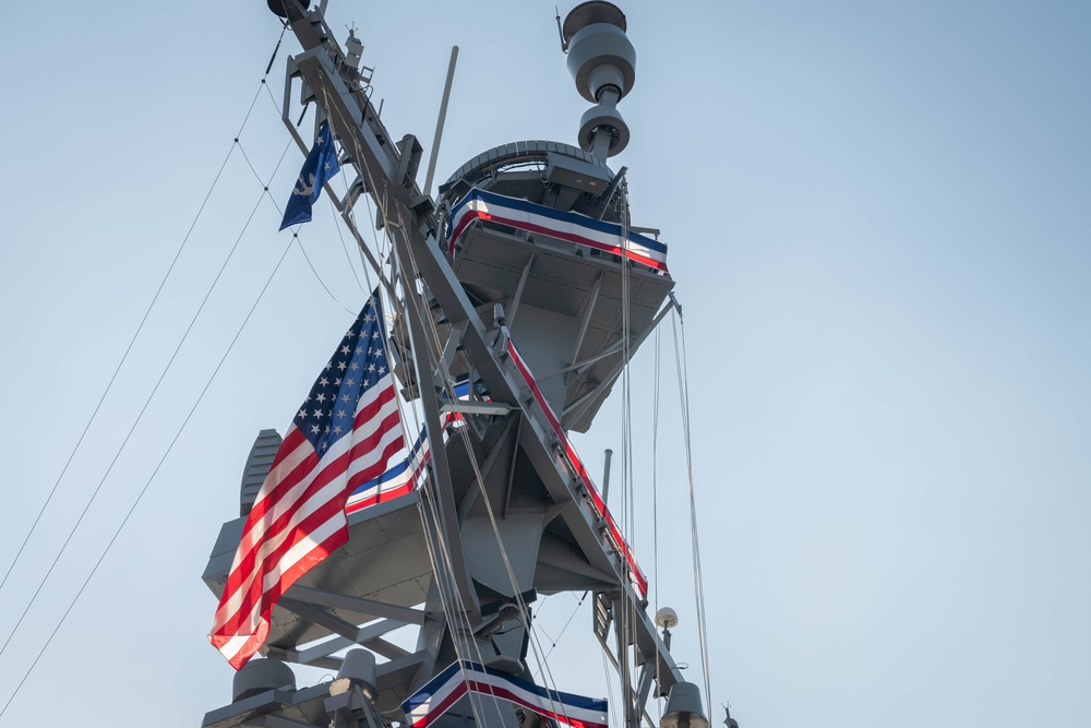 Commissioning Ceremony of USS John Basilone DDG 122