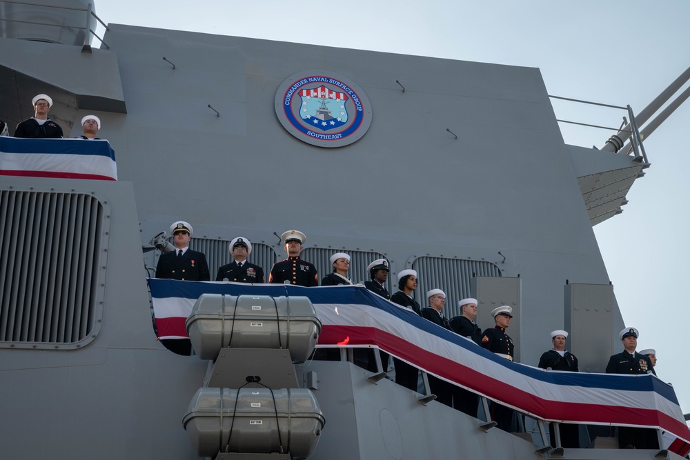 Commissioning Ceremony of USS John Basilone DDG 122