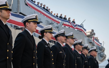 Commissioning Ceremony of USS John Basilone DDG 122