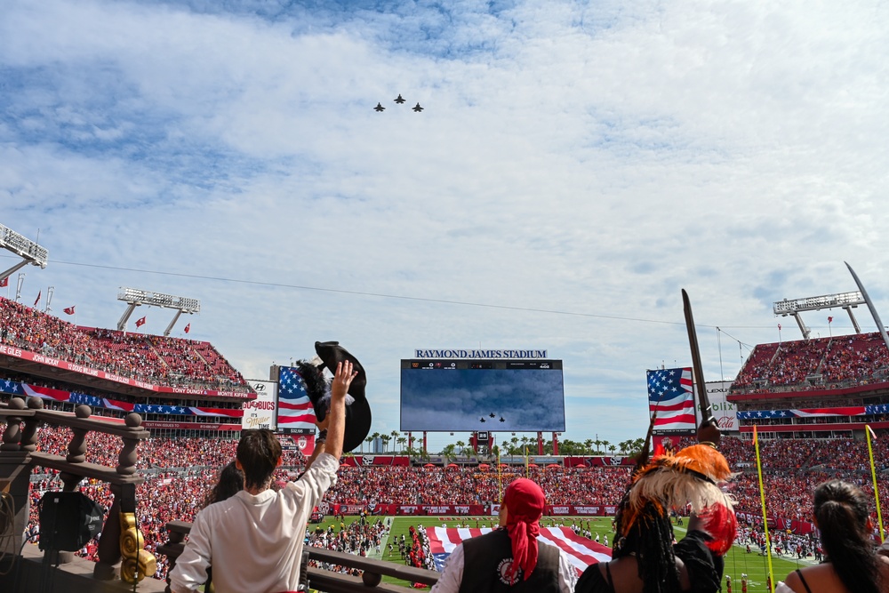 58th FS Flyover for Tampa Bay Buccaneers Game