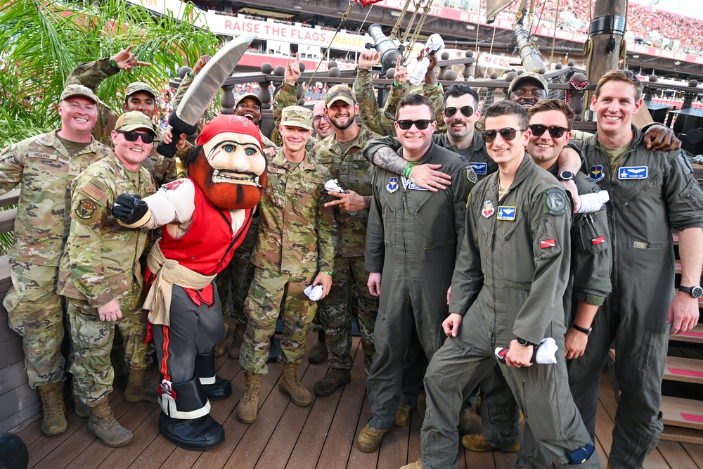 58th FS Flyover for Tampa Bay Buccaneers Game