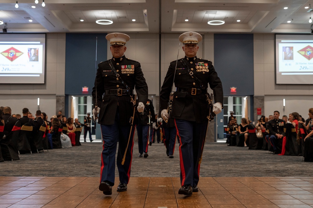 2nd MAW celebrates the 249th Marine Corps birthday