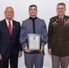 Cadets honored for athletic excellence, warrior ethos in receiving Hal Moore Award