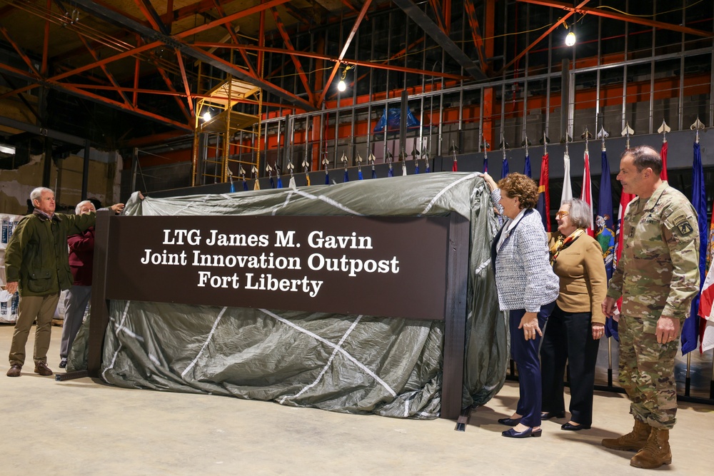 Lt. Gen. James M. Gavin Joint Innovation Outpost Naming Ceremony