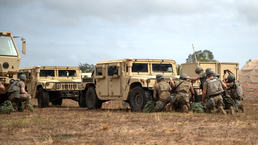 Bivouac exercise tests missions support group’s rapid deployment capabilities