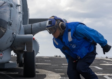 USS Preble Flight Ops