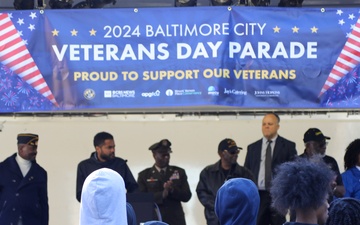 Army Reserve leader highlights deployed troops at Baltimore Veterans Day Parade