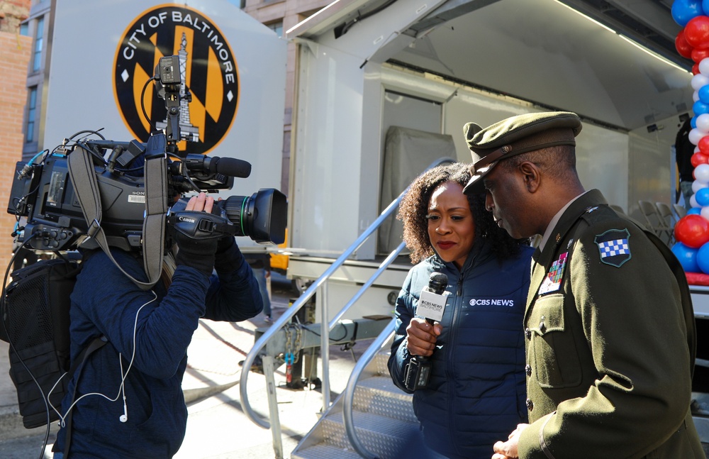 Army Reserve leader highlights deployed troops at Baltimore Veterans Day Parade