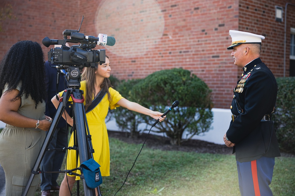 249th Marine Corps Birthday Cake Cutting Ceremony