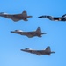 F-22 and MiG-29 Flyovers U.S. Air Force Academy