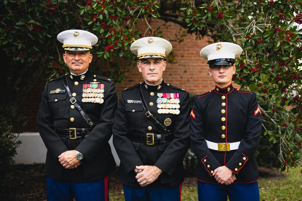 249th Marine Corps Birthday Cake Cutting Ceremony