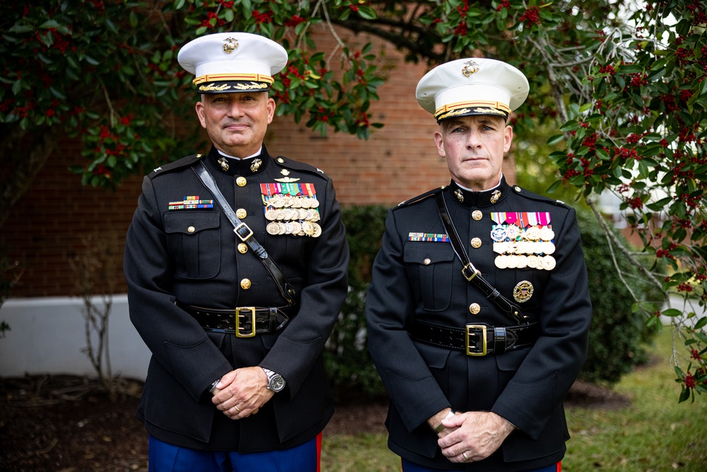 249th Marine Corps Birthday Cake Cutting Ceremony