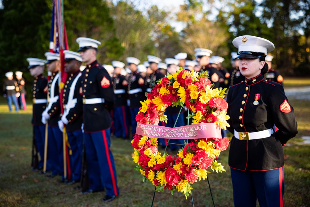 2024 Sergeant Major McHugh Wreath Laying Ceremony