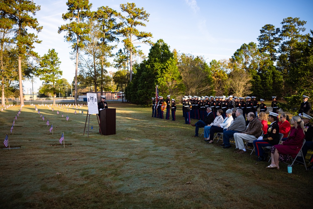 2024 Sergeant Major McHugh Wreath Laying Ceremony