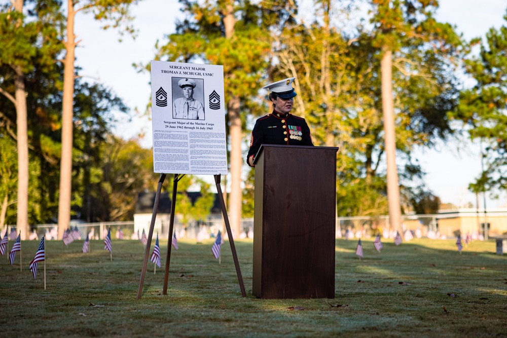 2024 Sergeant Major McHugh Wreath Laying Ceremony