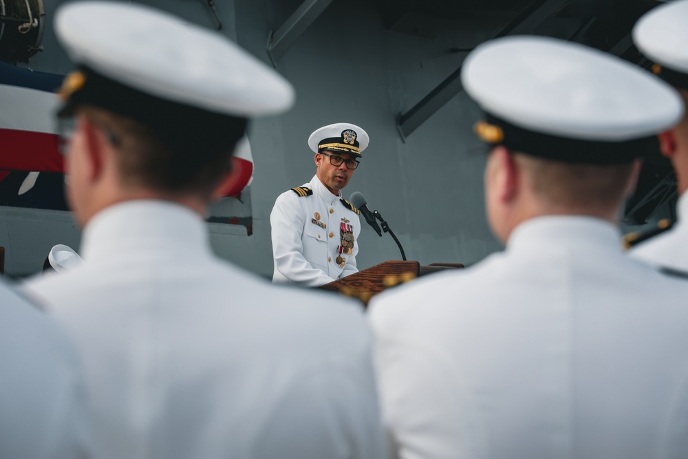 USS Mason (DDG 87) Holds Change of Command Ceremony at Naval Station Mayport