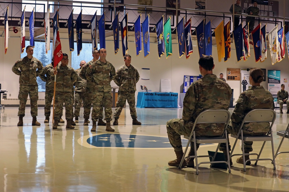 AKARNG 208th CMT Change of Command, Deployment Ceremony for CENTCOM mission