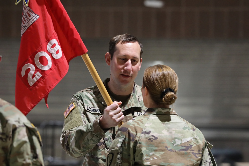 AKARNG 208th CMT Change of Command, Deployment Ceremony for CENTCOM mission