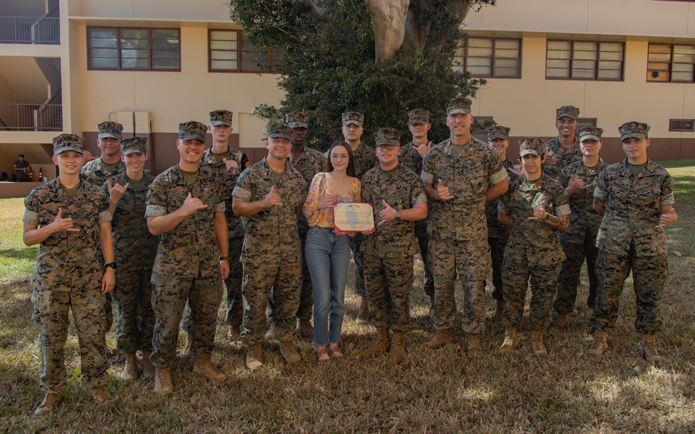 Florida Marine Awarded for Rescuing Two People from Flipped Car in Hawaii