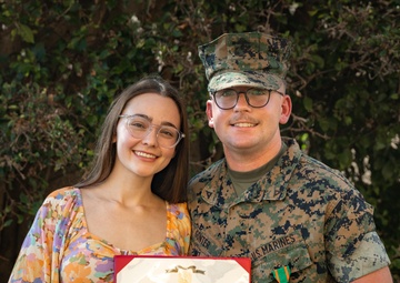 Florida Marine Awarded for Rescuing Two People from Flipped Car in Hawaii