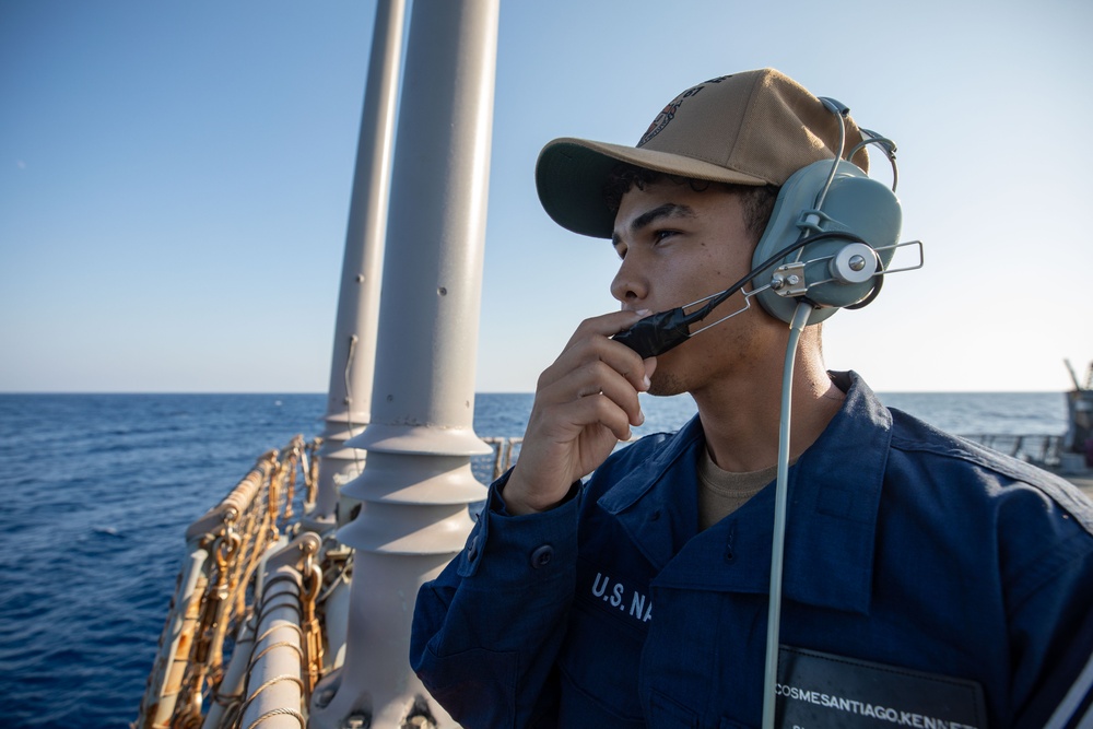 Routine Operations Aboard the USS Cole