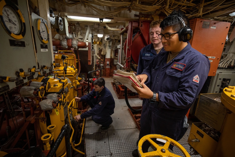 Routine Operations Aboard the USS Cole