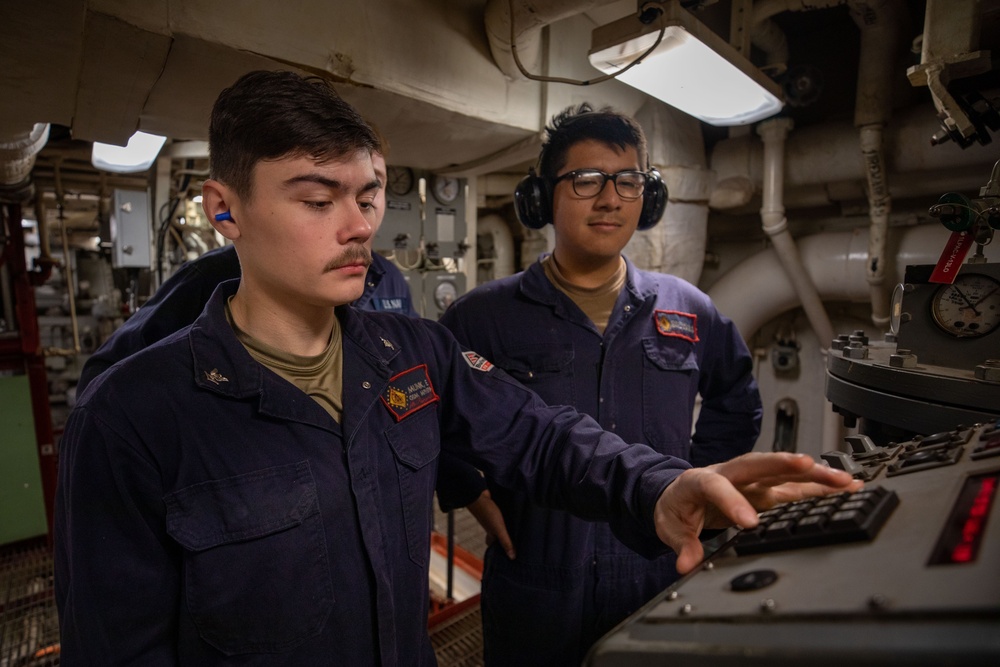 Routine Operations Aboard the USS Cole