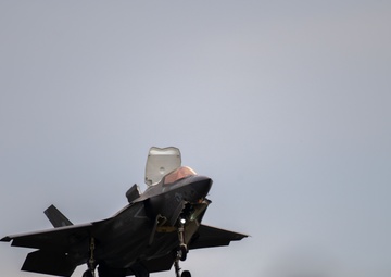 Keen Sword 25: F-35A Lightning II Aircraft from JASDF Conduct Flight Operations at MCAS Iwakuni